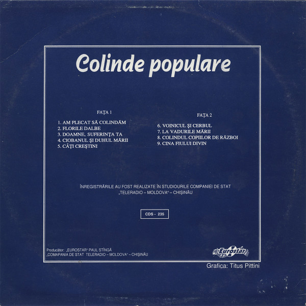 Unknown Artist – Colinde Populare (VINIL) [2]