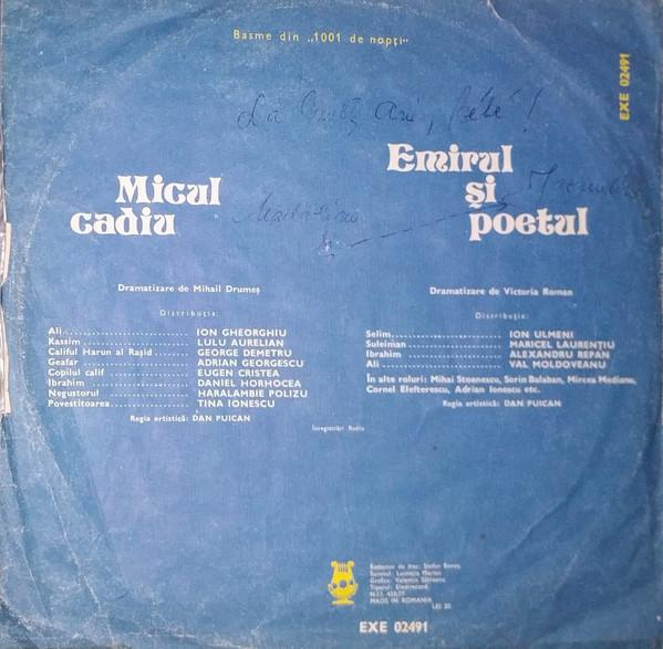 Micul Cadiu / Emirul Și Poetul, (Disc Vinil) [2]