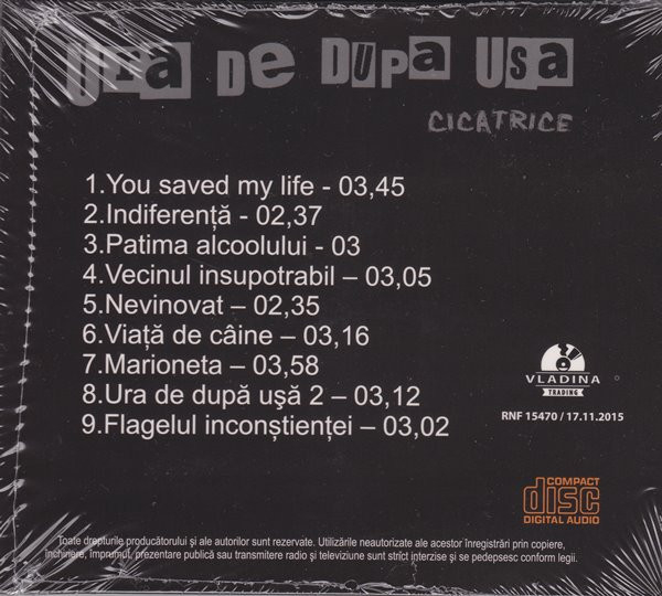 Ura De Dupa Usa* – Cicatrice (CD) [2]