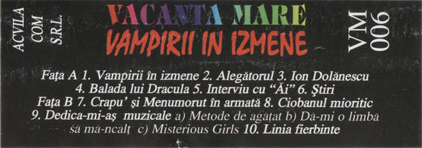 Vacanta Mare* – Vampirii In Izmene (CASETA) [2]