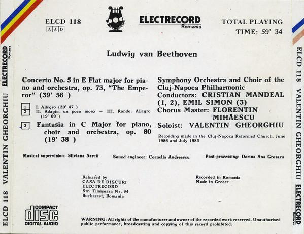 Valentin Gheorghiu - Beethoven Concerto No. 5 In E Flat Major "Emperor" / Fantasia In C Major [2]
