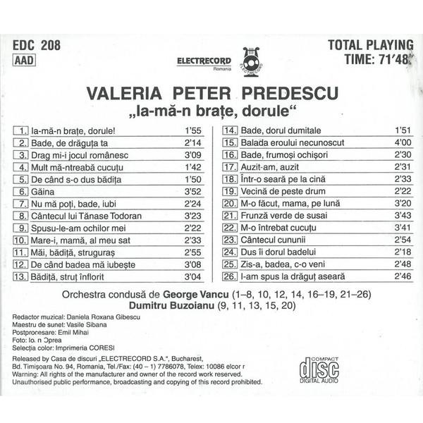 Valeria Peter Predescu - Ia-mă-n Brațe, Dorule [2]