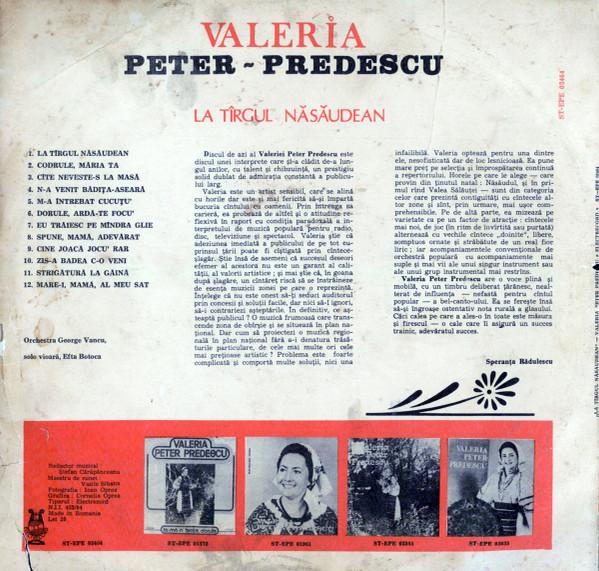 Valeria Peter Predescu - La Tîrgul Năsăudean (Disc Vinil) [2]