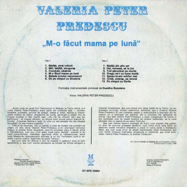 Valeria Peter Predescu - M-o Făcut Mama Pe Lună [2]