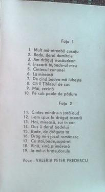 Valeria Peter Predescu - Mult Mă-ntreabă Cucuțu, (Casetă Audio) [2]