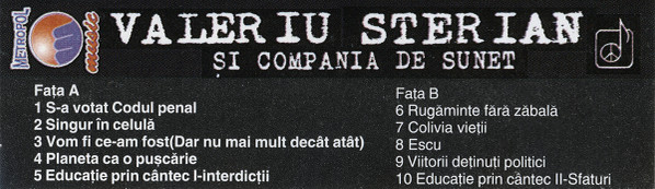 Valeriu Sterian și Compania de Sunet – S-a Votat Codul Penal (CASETA) [3]