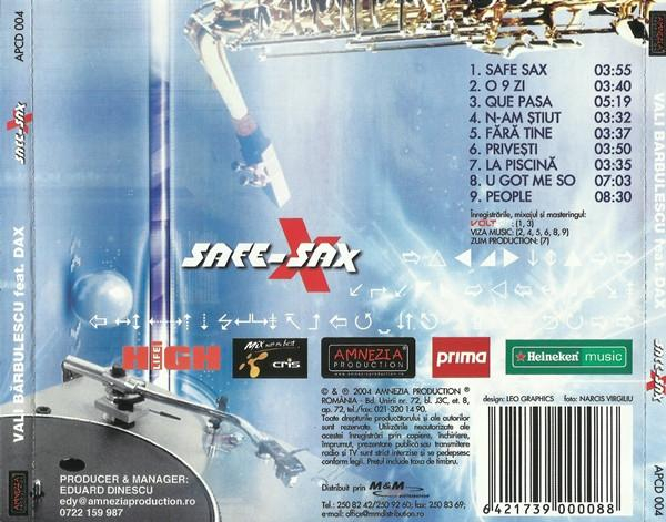 Vali Bărbulescu - Safe-Sax (CD Audio) [2]