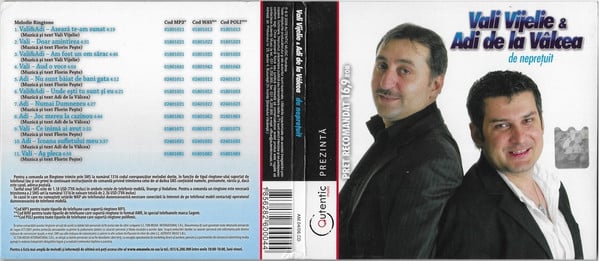 Vali Vijelie & Adi De La Vâlcea – De Nepretuit (CD) [2]