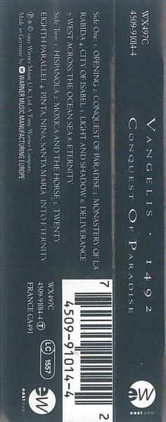 Vangelis - 1492 - Conquest Of Paradise (Music From The Original Soundtrack) (Caseta Audio) [2]