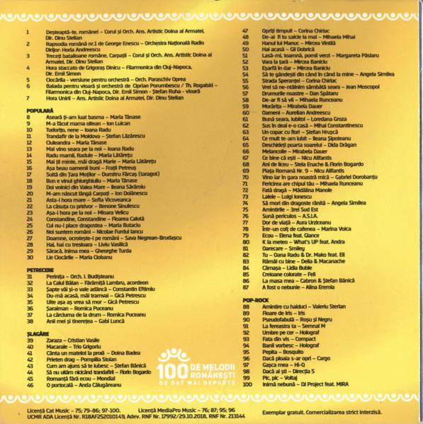 Various - 100 De Melodii Românești De Dat Mai Departe [2]
