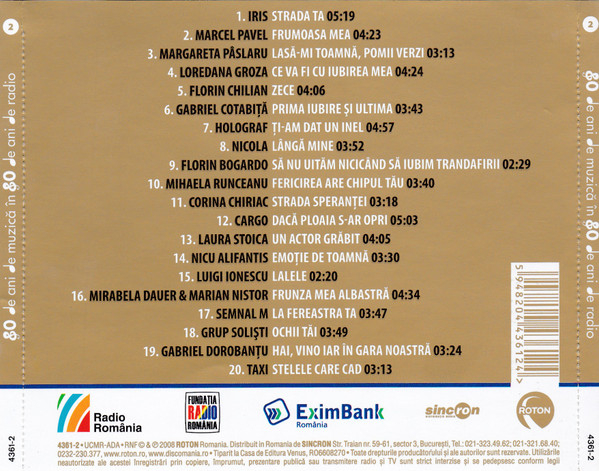 Various – 80 de Ani de Muzică în 80 de Ani de Radio Vol.2 (CD) [2]