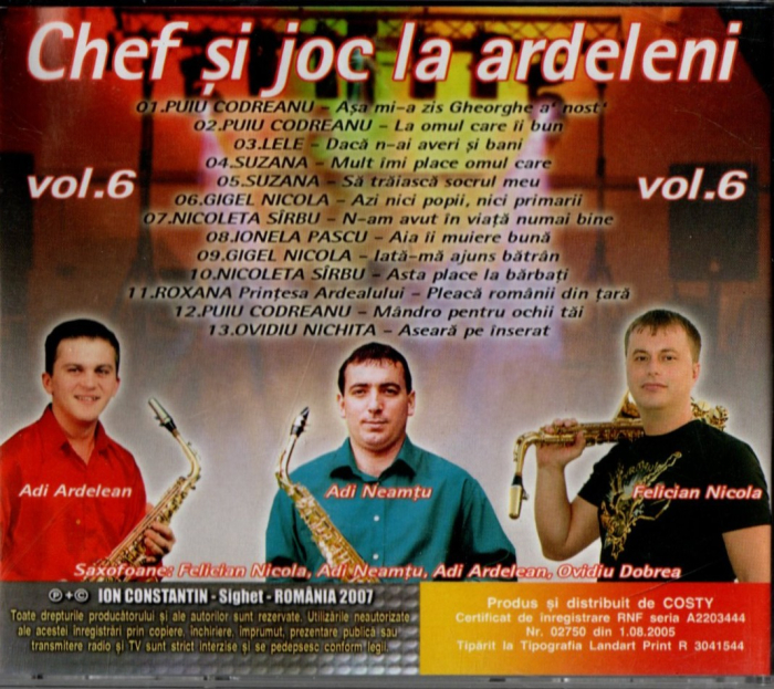 Various - Chef si Joc la Ardeleni vol. 6 (CD) [2]
