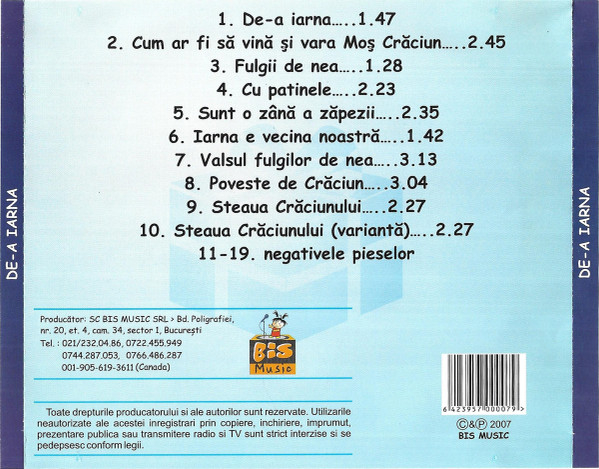 Various – De-a Iarna (CD) [2]
