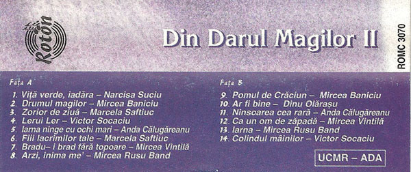 Various - Din Darul Magilor II , (Casetă Audio) [2]