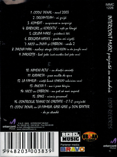 Various - Intercont Music Prezintă Cu Mândrie Loop Records (Caseta Audio) [2]