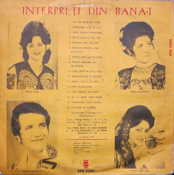 Interpreți De Muzică Populară Din Banat [2]