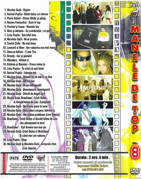 Various – Manele De Top Vol.8 (DVD) [2]