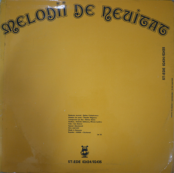 Various – Melodii De Neuitat (...Din Tezaurul Muzicii Ușoare Românești...) [2]