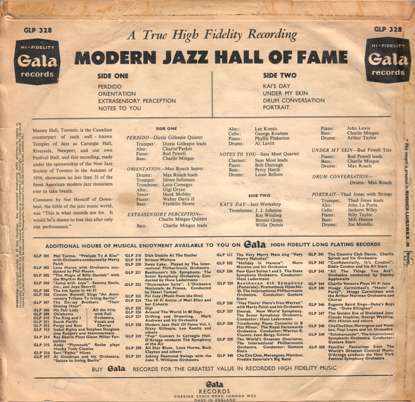 Modern Jazz Hall Of Fame Volume 1 [2]