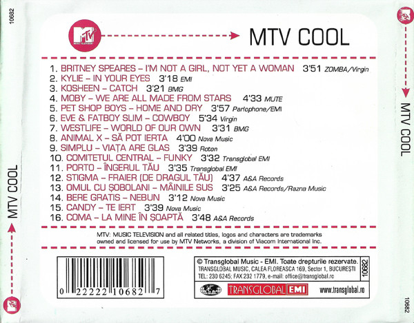 Various – MTV Cool (CD) [4]