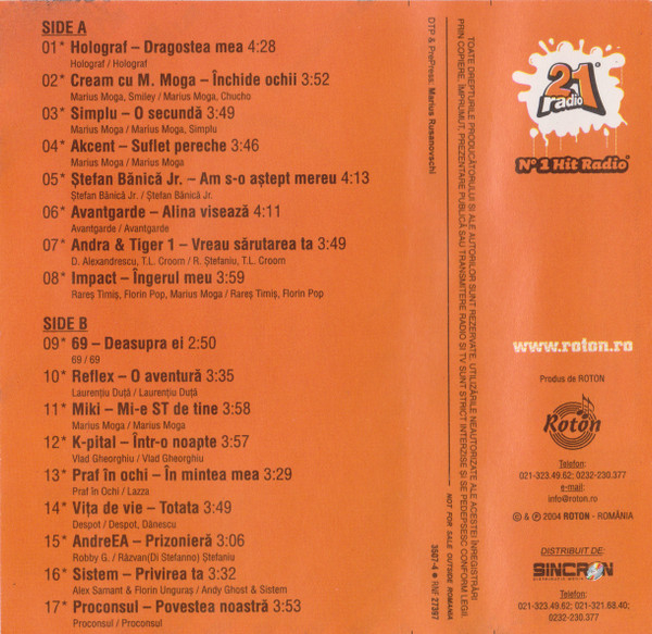 Various – No.1 Hit Collection (Casetă Audio) [2]