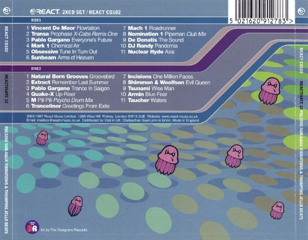 Various – Reactivate 12 (Pulsing Sub-Aqua Vibrations & Thumping Jello Beats) (CD) [2]