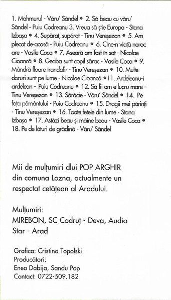 Various - Văru' Săndel ... Și Prietenii , (Casetă Audio) [2]