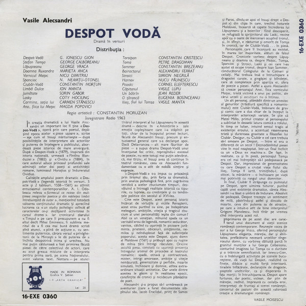 Vasile Alecsandri - Despot Vodă [2]