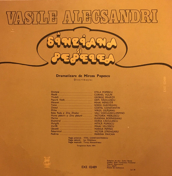 Vasile Alecsandri - Sînziana Și Pepelea [2]