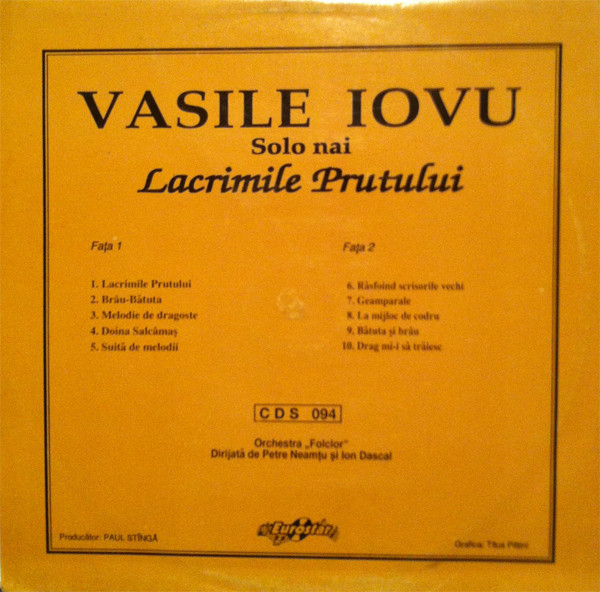 Vasile Iovu – Lacrimile Prutului (VINIL) [2]