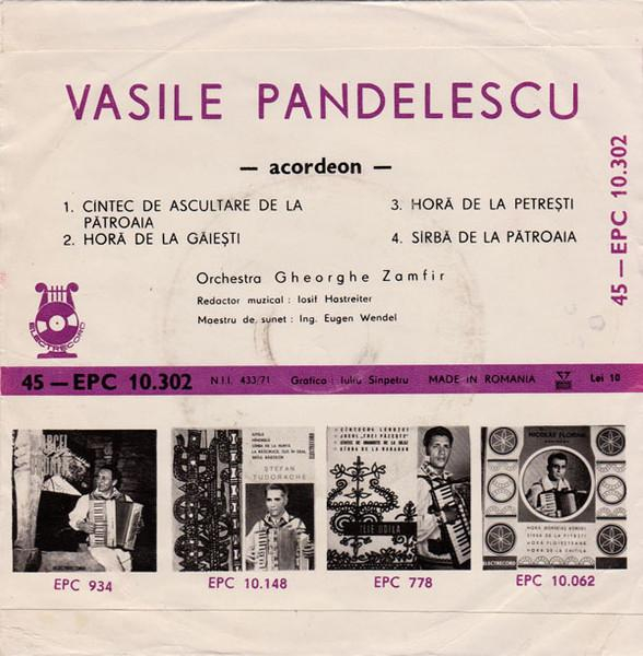 Vasile Pandelescu - Vasile Pandelescu (7 Inch), (Disc Vinil) [2]