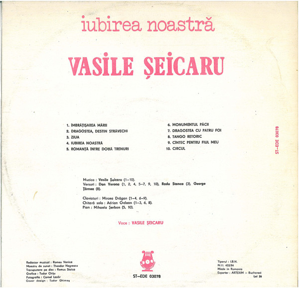 Vasile Șeicaru - Iubirea Noastră [2]