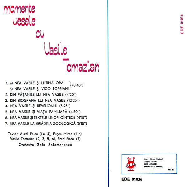 Vasile Tomazian - Sal'tare Taică Și Noroc! Momente Vesele Cu Vasile Tomazian [2]