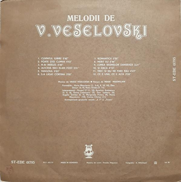 Vasile Veselovschi - Melodii De V. Veselovski [2]