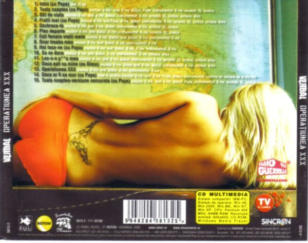 Verbal - Operaţiunea XXX (CD Audio) [2]