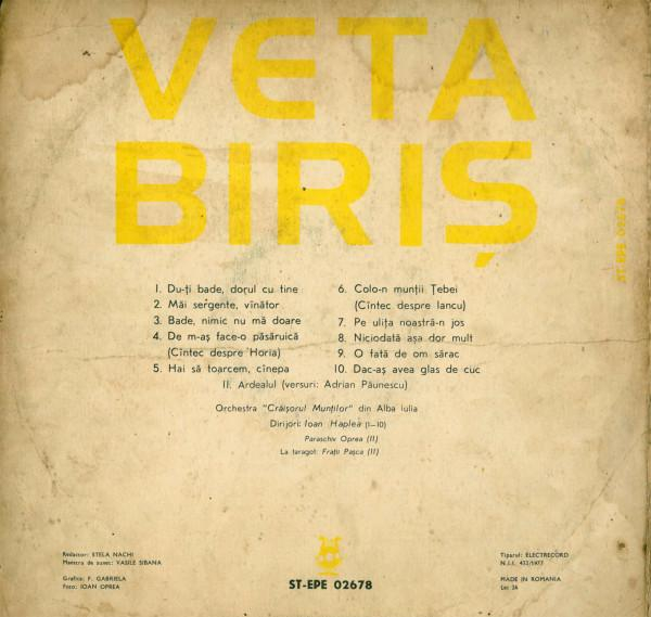 Veta Biriș - Du-ți Bade, Dorul Cu Tine [2]