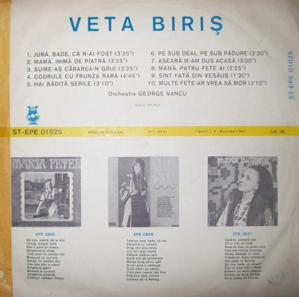 Veta Biriș - Jură, Bade, Că N-ai Fost [2]