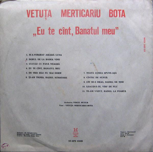Vetuța Merticariu - Eu Te Cînt, Banatul Meu [2]