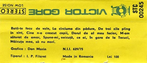 Victor Gore - Victor Gore (Caseta Audio) [2]