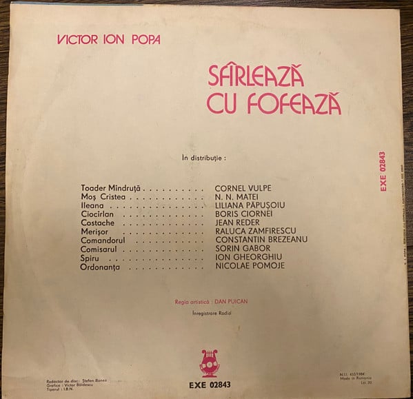 Victor Ion Popa – Sfirleaza cu fofeaza (VINIL) [2]