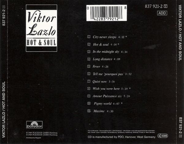 Viktor Lazlo - Hot And Soul, (CD) [2]