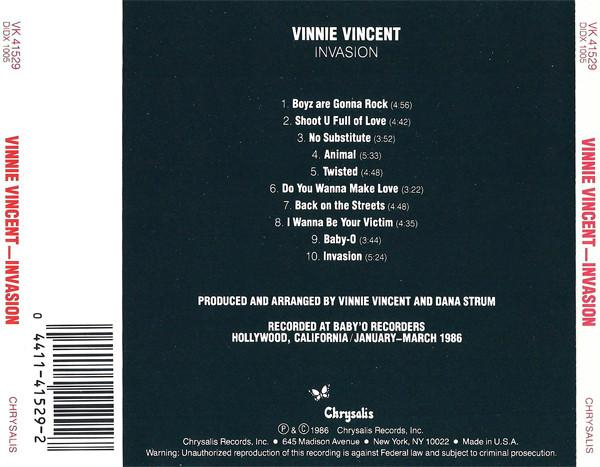 Vinnie Vincent Invasion - Vinnie Vincent Invasion (CD) [2]