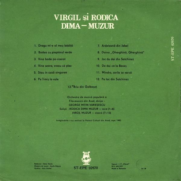 Virgil Muzur - Drag Mi-e Al Meu Bădiță [2]