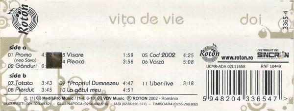 Vița De Vie - Doi , (Casetă Audio) [2]