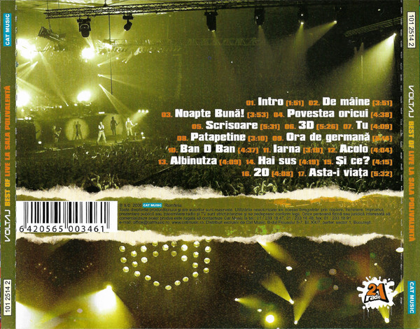 Voltaj – Best Of Voltaj (Live La Sala Polivalentă 28 Octombrie 2004) (CD) [2]