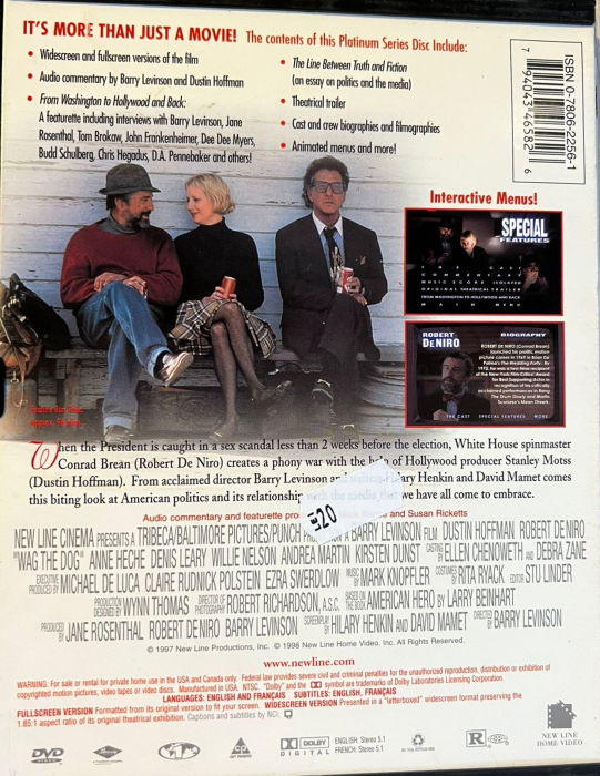 Wag the Dog / Înscenarea (DVD) [2]