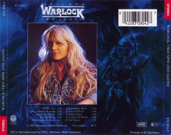 Warlock  - Triumph And Agony [2]