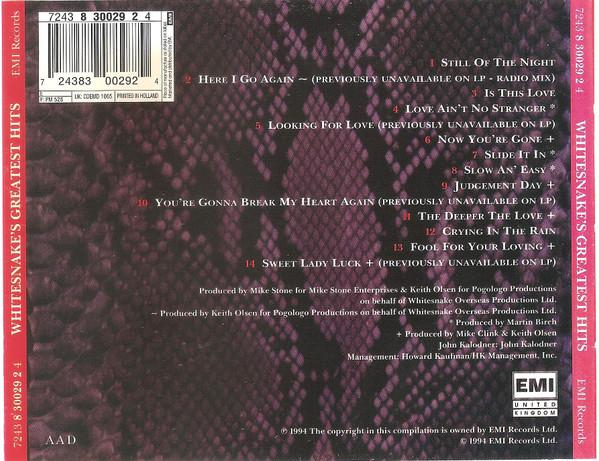 Whitesnake - Greatest Hits (CD) [2]