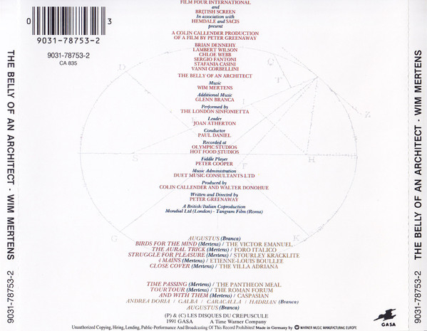 Wim Mertens – The Belly Of An Architect (CD) [2]