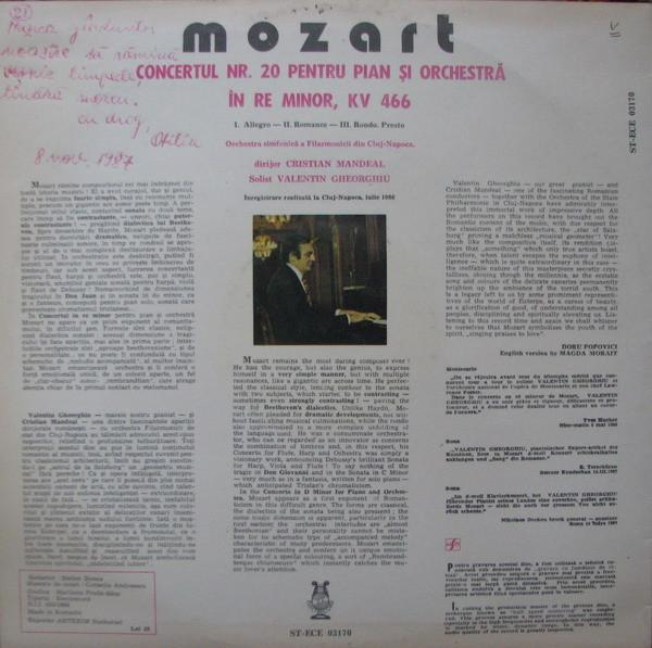 Wolfgang Amadeus Mozart - Concerto No.20 For Piano And Orchestra In D Minor KV 466 = Concertul Nr. 20 Pentru Pian Și Orchestră În Re Minor, KV 466 [2]